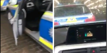 E pabesueshme: Policia gjermane duke dëgjuar këngë patriotike shqiptare (Video)