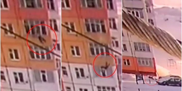 Gruaja bie nga kati i 9-të i pallatit, ngrihet prapë në këmbë