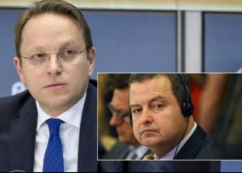 Daçiç shkakton “skandal diplomatik”, sulmon verbalisht për Kosovën Komisionerin Evropian, ai heq mikrofonin dhe largohet nga takimi