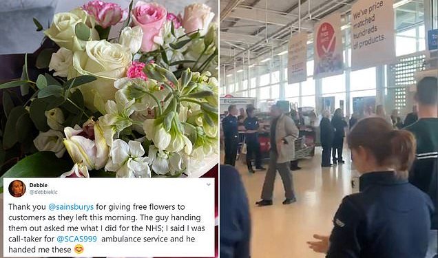 Stafi i sistemit shëndetësor përlotet nga pritja me lule e duartrokitje e supermarketeve në Britani