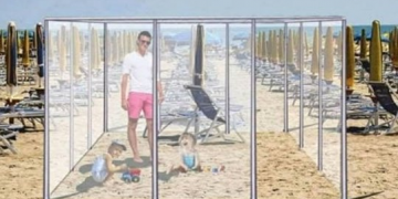 Plazh mes koronavirusit/ Zgjidhjet “inteligjente” mund të përfshijnë banjo dielli në kuti plastike