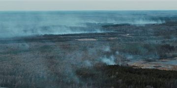 Drejt shuarjes zjarri gjigant në Ukrainë pran centralit bërthamor: Pas dy javësh  peisazhi është i shkatërruar