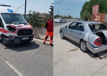 Ambulanca përplaset me Benzin me 5 persona brenda, kishin thyer karantinën