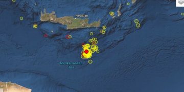 Ishulli i Kretës nën sulme të njëpasnjëshme termeti