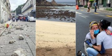 VIDEO/ Tërhiqet deti, ndërtesat “shkulen” nga vendi! Pamjet që po bëjnë xhiron e botës pas tërmetit 7.5 në Meksikë