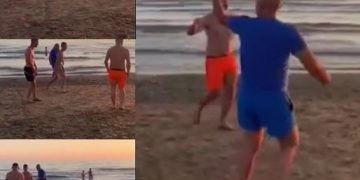 O zot çfarë …! Meta e mbyll ditën duke luajtur futboll në bregdet me kalamajtë e Lalzit: Pasoje, pasoje. Opa, ta…! (Video)