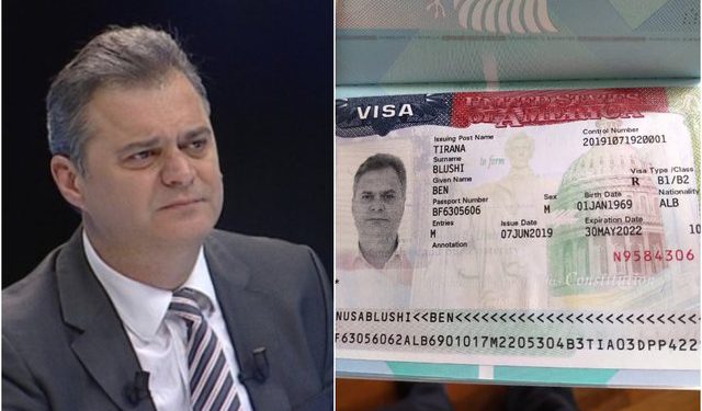 “Sherr” mes Ben Blushit e Aleksandër Frangajt, kujt i kanë hequr vizën amerikane