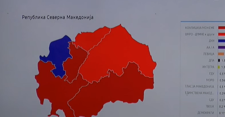 Zgjedhjet në Maqedoninë e Veriut: Rezultatet prej 93.96% të votave të numëruara