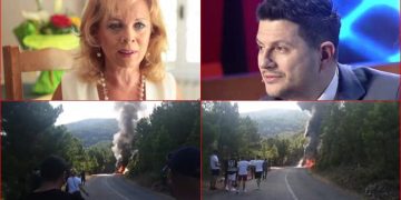 VIDEO/ Merr flakë makina me të cilën udhëtonte Ermal Mamaqi: Na do zot ndaj shpëtuam!