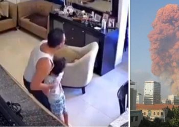 Pamje ngjethëse nga Bejruti/ Babai i tmerruar nuk di si të reagojë, fut poshtë tavolinës fëmijën