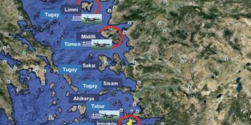 Harta turke që alarmoi Greqinë: “Në rast përplasje, këta janë ishujt e parë grekë që do të pushtohen”