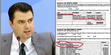 FAKSIMILE/ Basha rikthehet me lobimet: 30 mijë dollarë për të takuar dhe për të bërë një foto me Matthew Palmer 6 ditë pas marrëveshjes për reformën zgjedhore