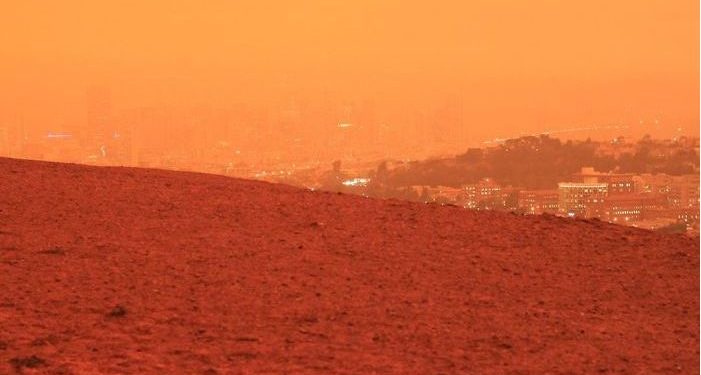 Pamje apokaliptike nga San Francisko, nuk jeni në Mars por në planetin Tokë