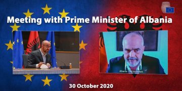 Biseda me Presidentin e Këshillit Europian, Rama zbardh 4 temat! Michel: Mbështetës i pakursyer i integrimit europian të Shqipërisë