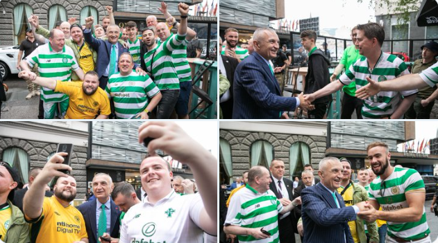 Media britanike tallet me Ilir Metën: Çe lidh presidentin e Shqipërisë me ekipin Celtic, që dhe në takime zyrtare ulëret “Urra, urra”?!