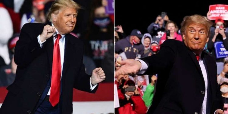 VIDEO/ Kërcimi i Donald Trump pasi mposhti koronavirusin, kthehet hit në internet