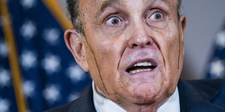 Momenti i sikletshëm i avokatit të Trump, i del boja e flokëve gjatë fjalimit