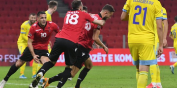 VIDEO/ Dominim kuqezi, Shqipëria fiton ndaj Kazakistanit