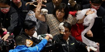 Përleshje masive në Parlament, shkak bëhet… mishi i derrit