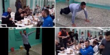 VIDEOLAJM/ “Opaa, ec aty re babuç”! Si e festuan të burgosurit shqiptarë Krishtlindjen në Greqi