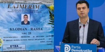 Lulzim Basha nuk humb kohë për ta përdorur politikisht, shkon në familjen e 25-vjeçarit të vrarë nga efektivi i policisë