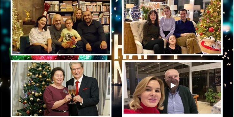 Edhe Facebooku si sondazhet/ Fotoja familjare e Ramës për Vit të Ri kalon disafish me pëlqime fotot e Bashës, Berishës dhe Metës