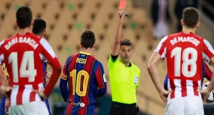 Lionel Messi rrezikon një pezullim të gjatë pasi goditi me shpullë kundërshtarin