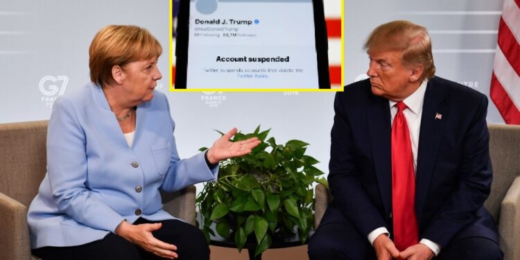 Merkel sulmon Twitter-in për mbylljen e llogarisë së Trump: Duhet të vendosin ligjet për lirinë e fjalës, jo koorporatat