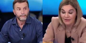 “Çfarë thua ooooo zonjë”?! Erion Braçe kap “mat” analfabeten funksionale Kryemadhi: 9%  e 100 milion eurove bëjnë 900 mijë euro! Video po ‘thyen’ rrjetin: Të ngatërrohesh ti në fushën e lekëve është tmerr!