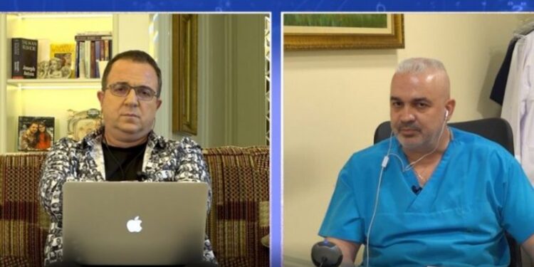 Ardit Gjebrea i infektuar me Covid: Mjeku që po e trajton jep lajmin e keq gjatë lidhjes direkte në emision
