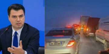 Bëjnë politikë me çdo gjë! Luli Basha: Jam bllokuar rrugës në Lezhë nga bora, ç’bën Rama?! Meta: Të nisin hetimet!