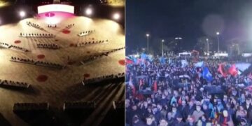 FOTOLAJM/ Krahasimi në Facebook, Rama live duke respektuar rregullat me mbi 21 000 ndjekës, Basha duke shkelur masat anti COVID me 7 000 ndjekës