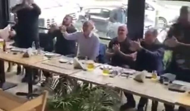 Video/ Vendi ‘zien’ nga situata parazgjedhore: Meta “e djeg” me tifozat e Tiranës, shtrohet me birra