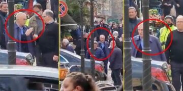 Pa maskë dhe i pashoqëruar nga Garda/ Meta bisedon me qytetarët në rrugët e Tiranës
