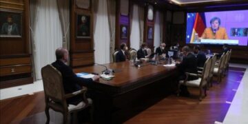 Turqi, Erdogan dhe Merkel video-konferencë për pandeminë dhe çështjet rajonale