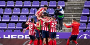 Atletico Madrid fiton me përmbysje, skuadra e Simeones shpallet kampion në La Liga
