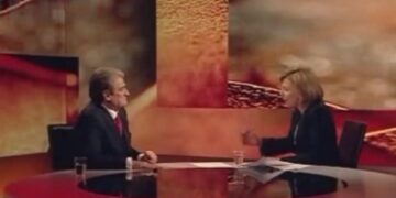 VIDEO/ Duke belbëzuar para gazetares së BBC, ja si Berisha “lau duart” me Gërdecin: Vendimin e mori Mediu, baxhanakun nuk e njihja!