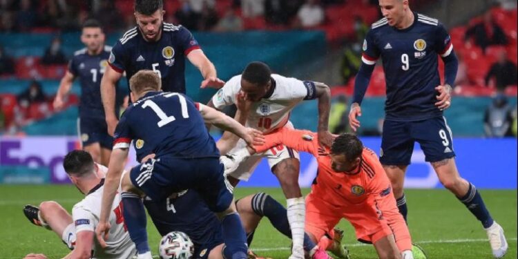 Euro 2020/ Historia nuk prodhon gola: Anglia dhe Skocia ndahen në ‘paqe’! ‘Tre Luanët’ humbasin vendin e parë