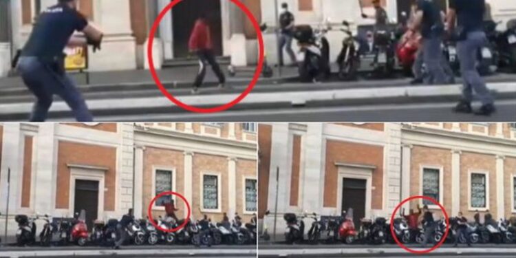 Panik në mes të kryeqytetit! Emigranti me “shpatë” kërcënon policët: Qëllohet me armë