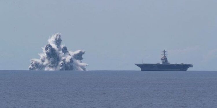 VIDEO/ Dridhet gjithçka duke shkaktuar tërmet të fuqishëm! Testohet ‘përbindëshi bërthamor’ amerikan, shpërthejnë 1.8 ton eksplozivë