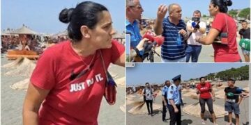 Do bregdeti sa i do qejfi… nga policët! “Mos ma ço zanin te biznesi tem, jom qytetare amerikone”! Ça du unë në fund mor? Du parcelën teme qaty!