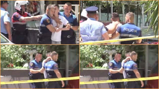 Kaloi më forcë rrethimin e policisë dhe shpërtheu në lot kur pa viktimën, efektivët largojnë të miturin nga vendngjarja