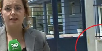 VIDEO/ Po raportonte “Live”, shoferja prish lidhjen e gazetares së “Top Channel” dhe tenton t’i parkoj tek këmbët