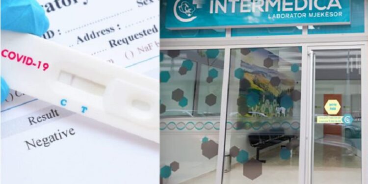VIDEO/ Ja si shitet përgjigja e tamponit për udhëtarët tek klinika “Intermedica”… pa e bërë testin fare