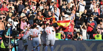 Morata vendimtar, Spanja kalon në çerekfinale