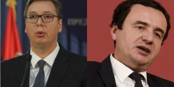 Tensione në Bruksel: Albin Kurti përplaset me Vuçiç në takim, akuzon Serbinë për gjenocide më 1878, 1912 dhe1999! Vuçiç: Njerëzit në BE nuk po besojnë atë që po dëgjojnë! Njeriu u kthye në shekullin XIX