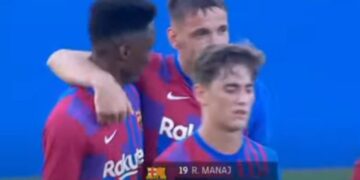 VIDEO: Rey Manaj shkëlqen me Barcelonën, 3 gola në 45 minuta me ekipin e parë