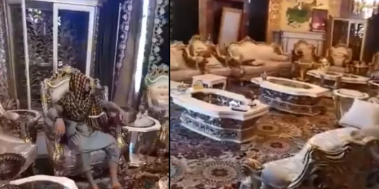 VIDEO/ Talebanët “pushtojnë” vilën luksoze të liderit ushtarak të Afganistanit, e mbushur me ar