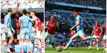Man. City shpërfytyron 5-0 Arsenalin, Granit Xhaka e “djallos” me të kuq