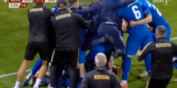VIDEO/ Muriqi kthehet në heroin e Kosovës! Goli në minutat e fundit shijohet si fitore, shpëton dardanët kundër Greqisë